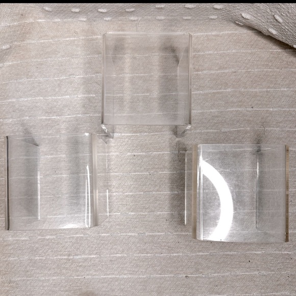 Other - 3 CLEAR PLEXIGLASS DISPLAY 4 x 4